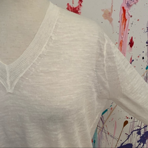 J. Crew Sheer Linen Sweater - Picture 4 of 8